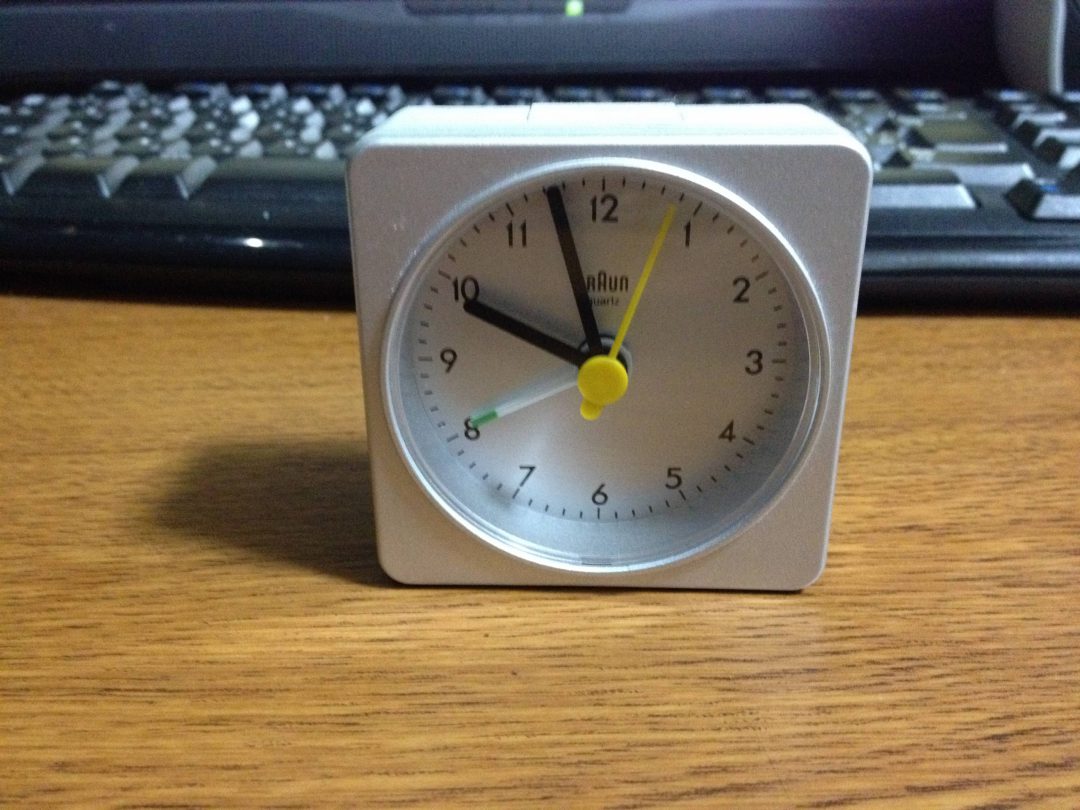 BRAUN Alarm Clock～名作バウハウスデザインの時計～