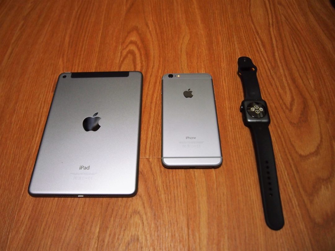 iPadmini4, iPhone6S, Apple Watch2全購入!!再びiOSへ。