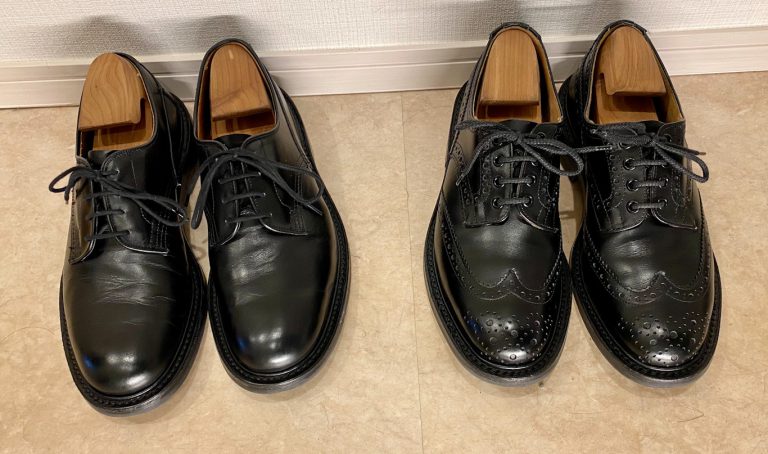 トリッカーズ短靴サイズ感を比較。バートン＆ウッドストックどっちが 