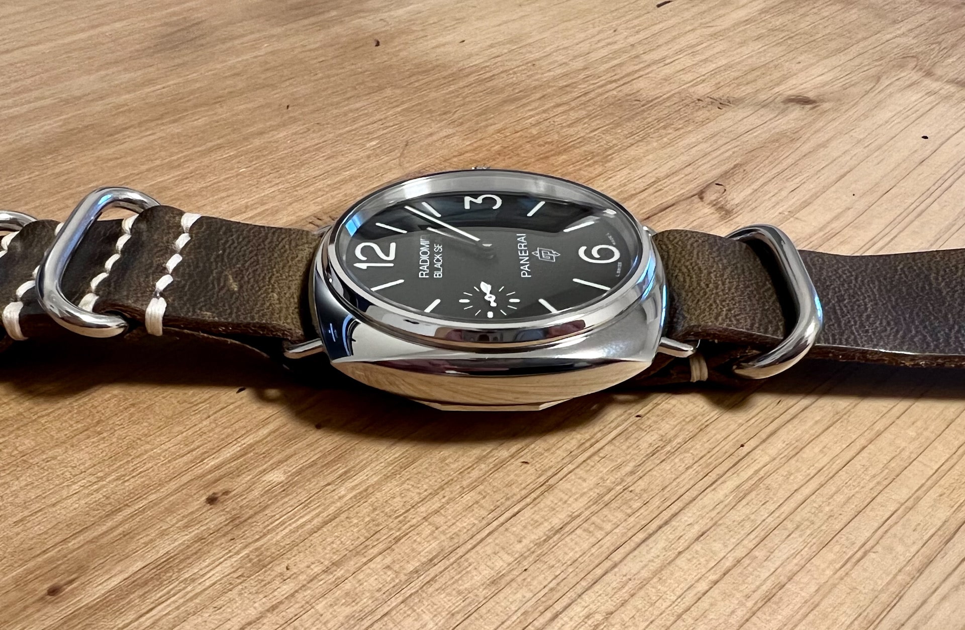 PANERAI パネライ 純正 27mm Dバックル用 アリゲーター ベルド - 時計