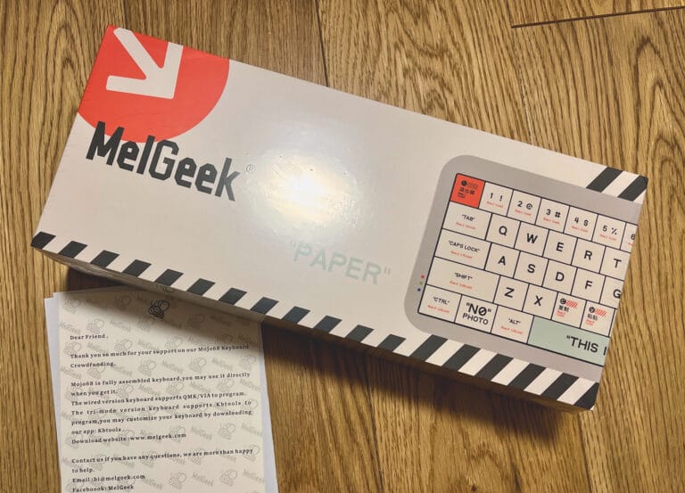 Melgeek mojo68 plastic mechanical keyboard