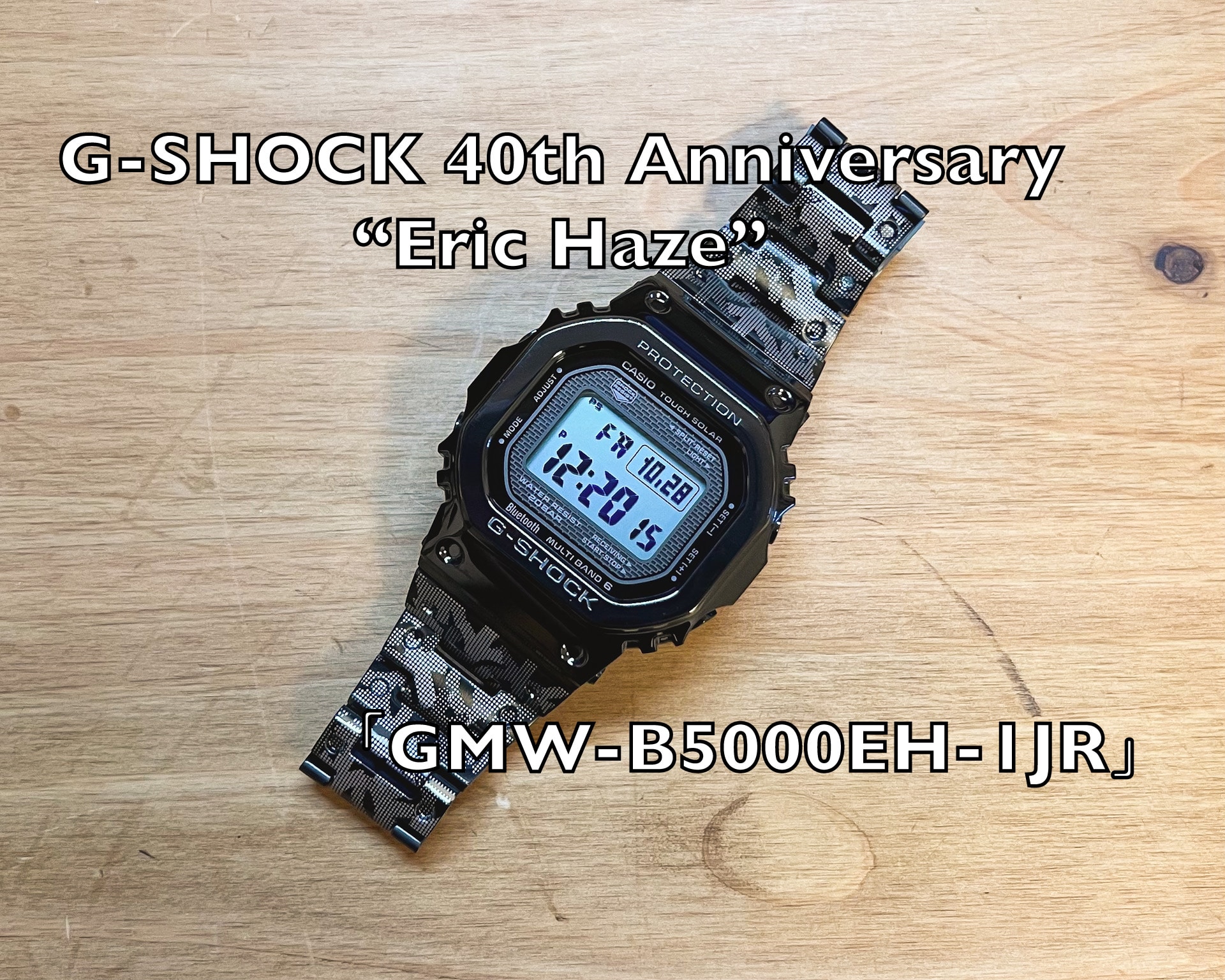 極美品❭G-SHOCK エリックヘイズコラボ GMW-B5000-EH-1JR