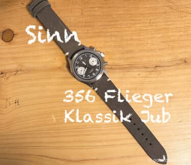 38.5mm径コンパクトサイズのクロノグラフ「Sinn 356 FLIEGER KLASSIK JUB」をレビュー！