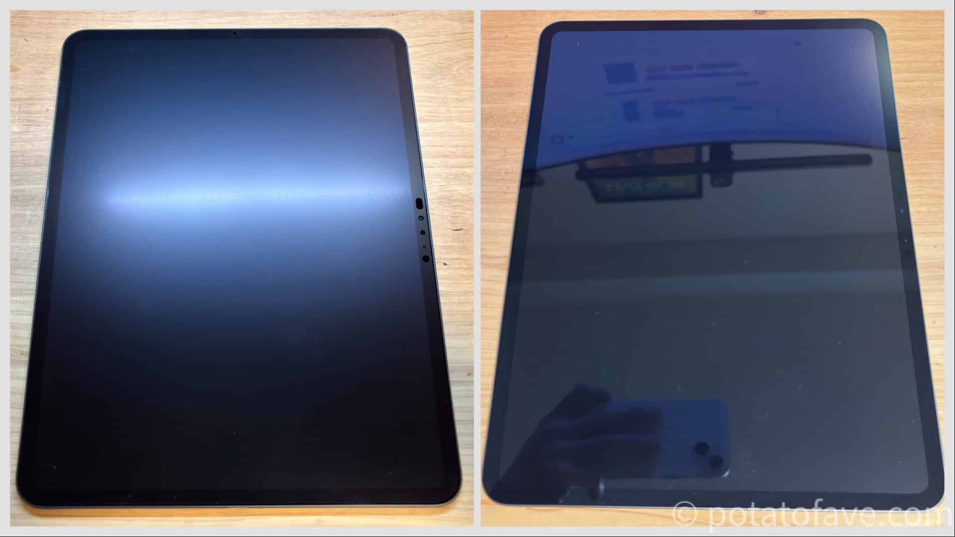 iPad Pro 2024にミヤビックスオーバーレイプレミアムプラスフィルムを装着