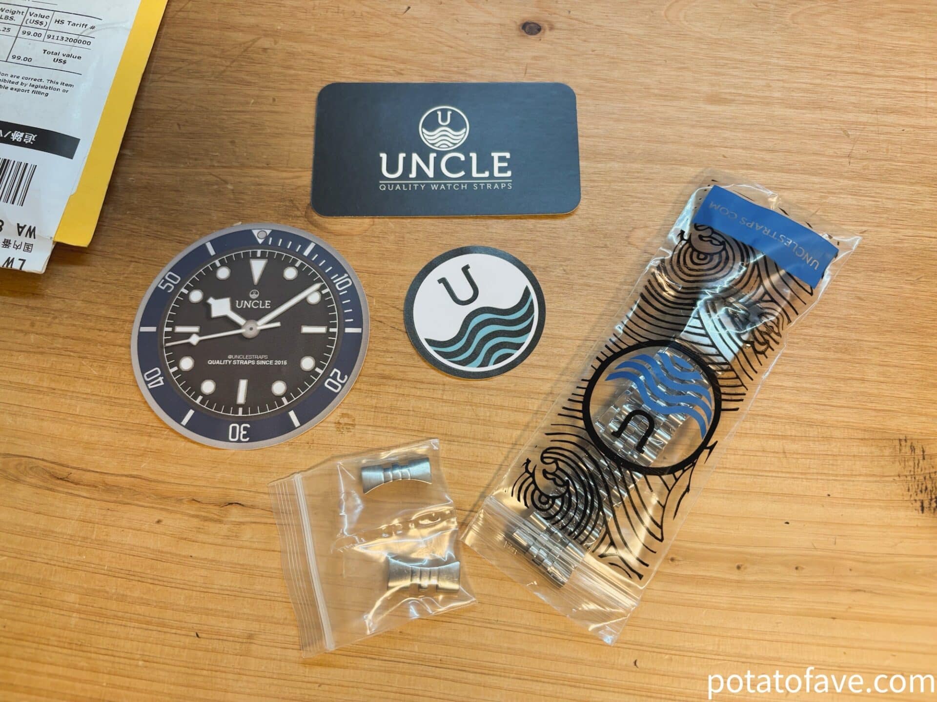 Sinn356フリーガー向けに購入したUncle strapステンレスブレスレット