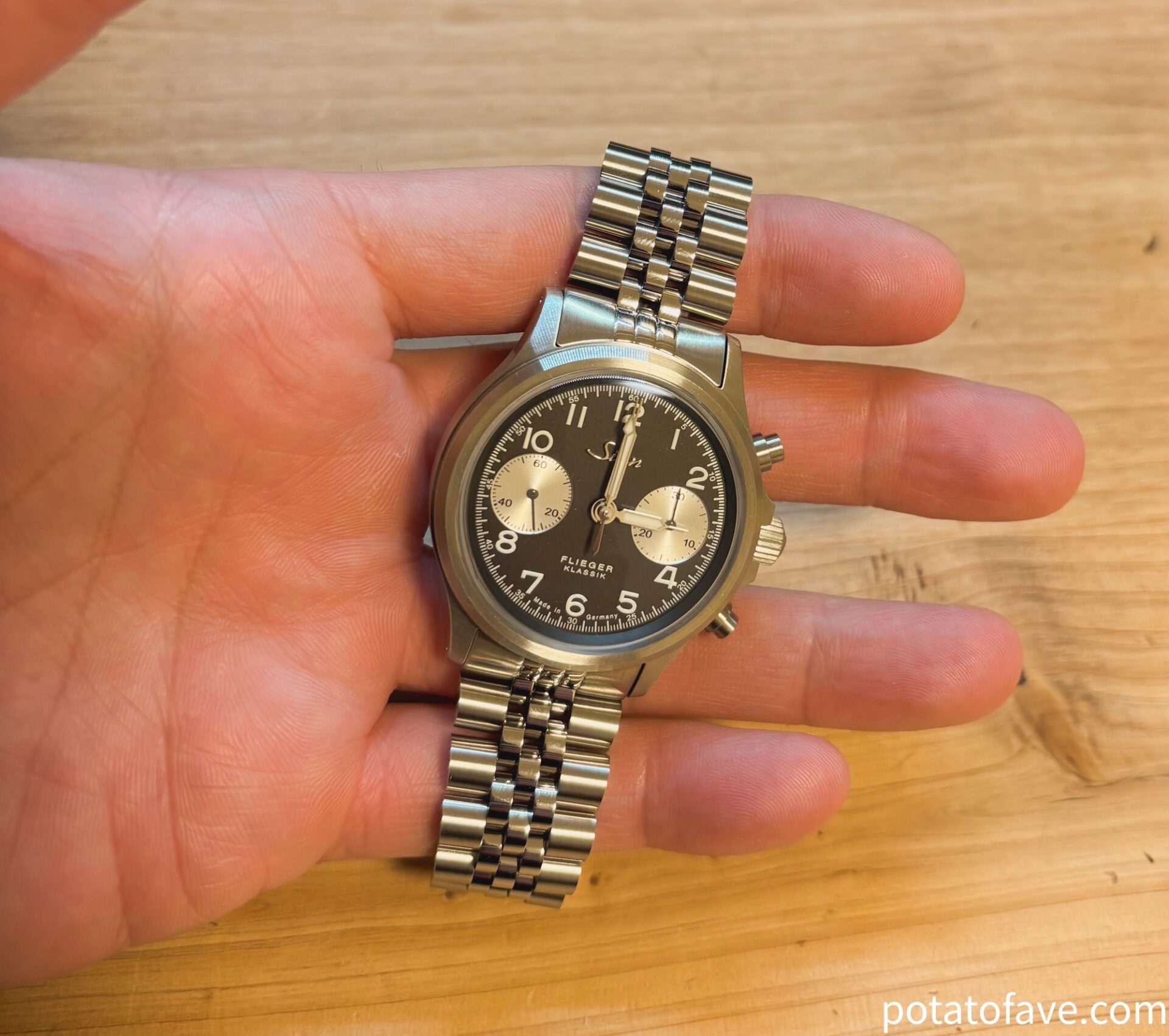 Sinn356フリーガー向けに購入したUncle strapステンレスブレスレット