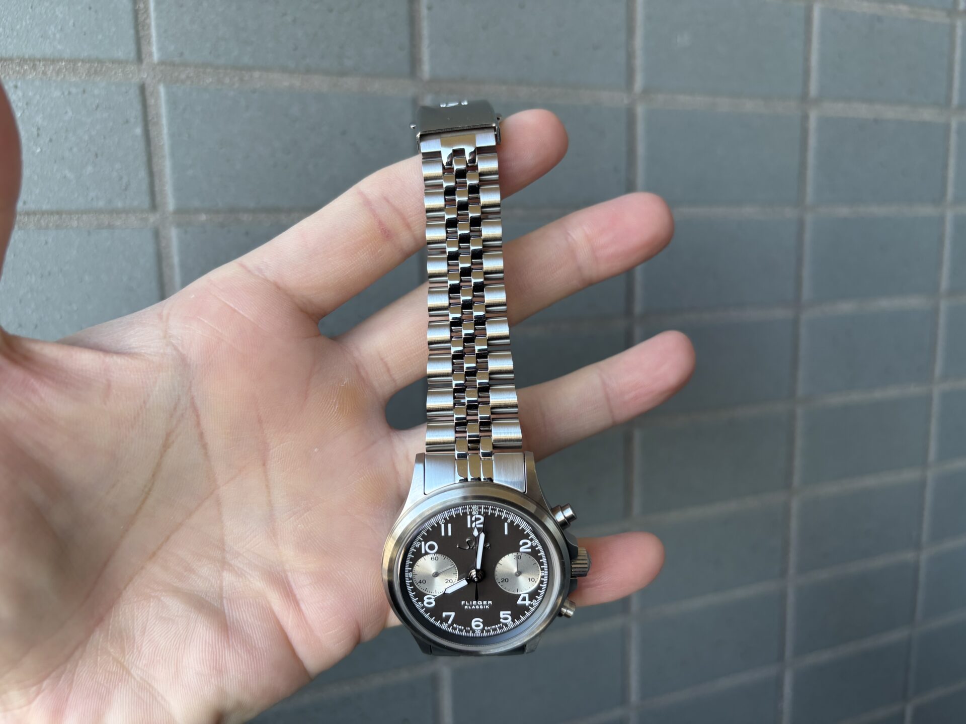 Sinn356フリーガー向けに購入したUncle strapステンレスブレスレット